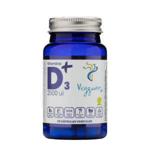 Vitamina D3 2500 UI Cápsulas Vegetales